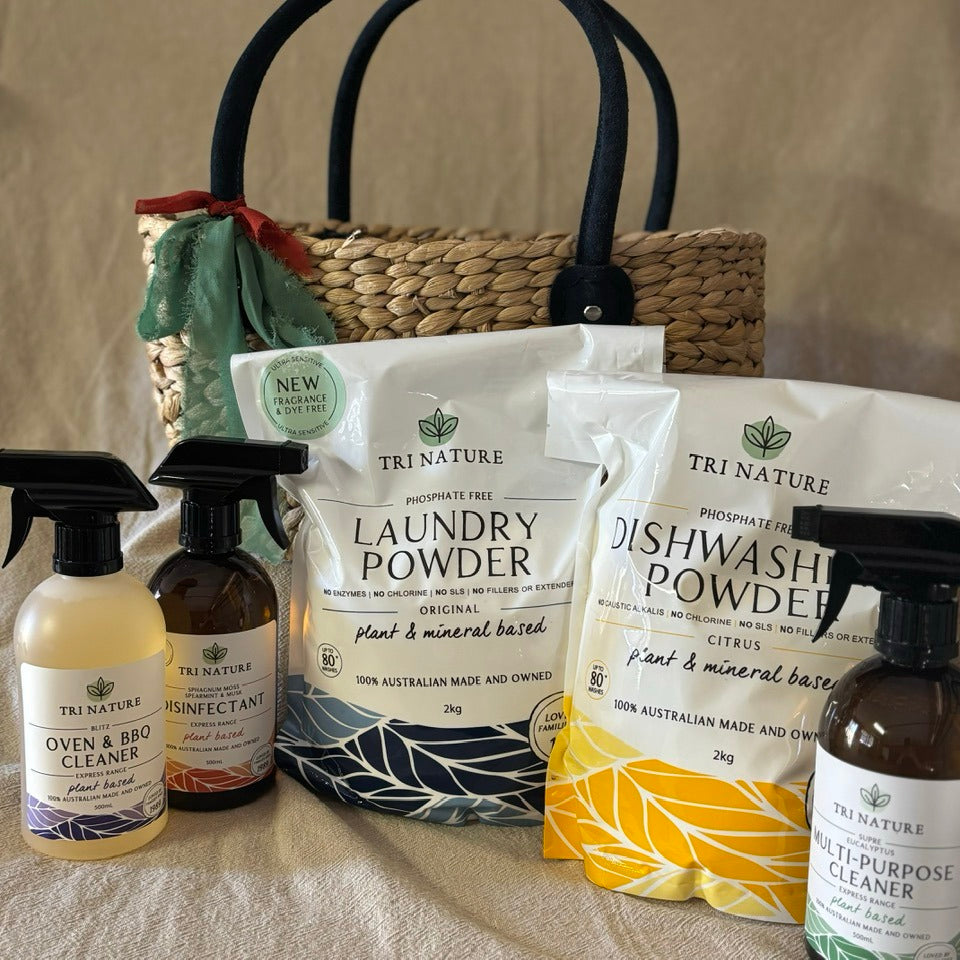 Well Natured Christmas Basic Cleaning Hamper