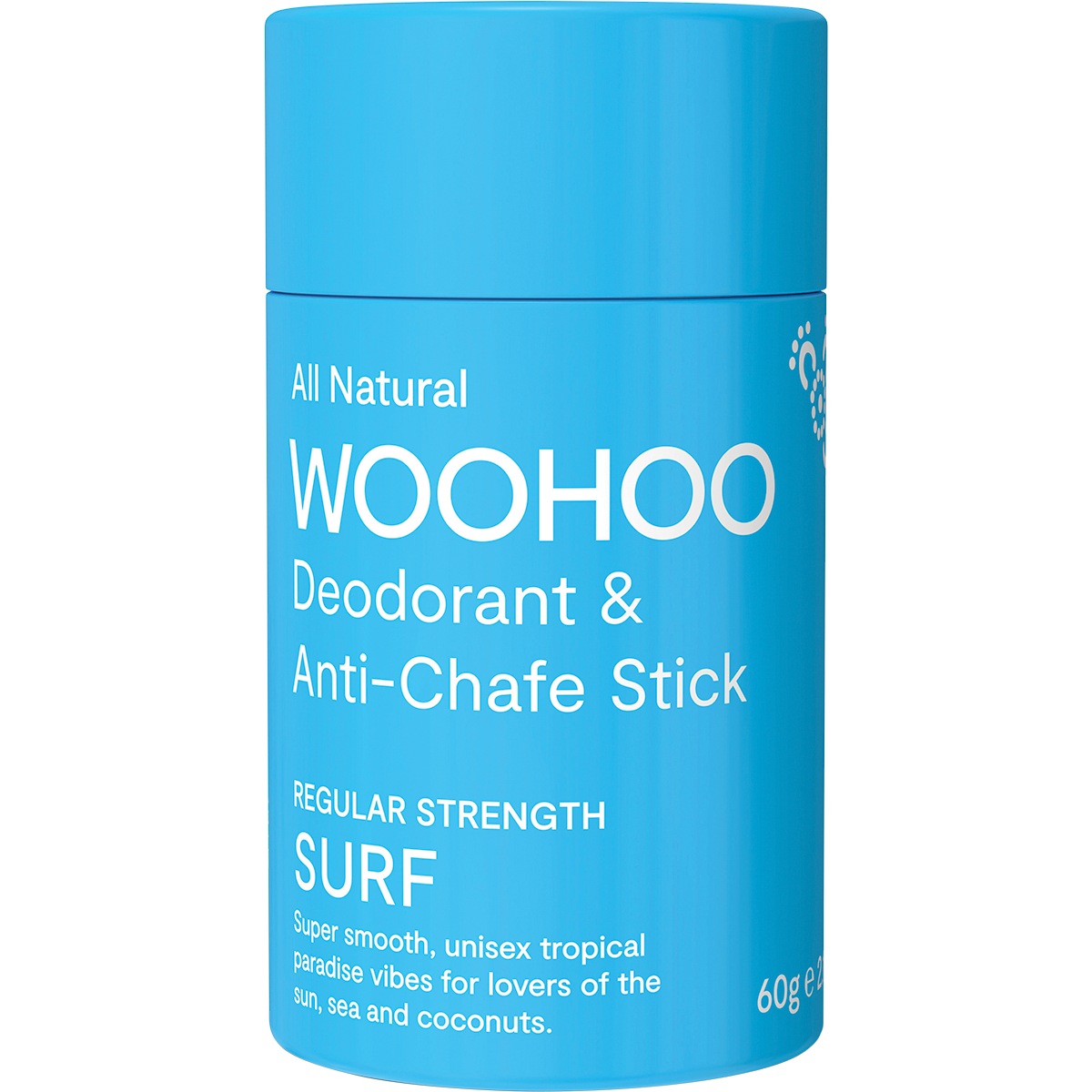Woohoo Natural Deodorant & Anti-Chafe Stick Surf 60g