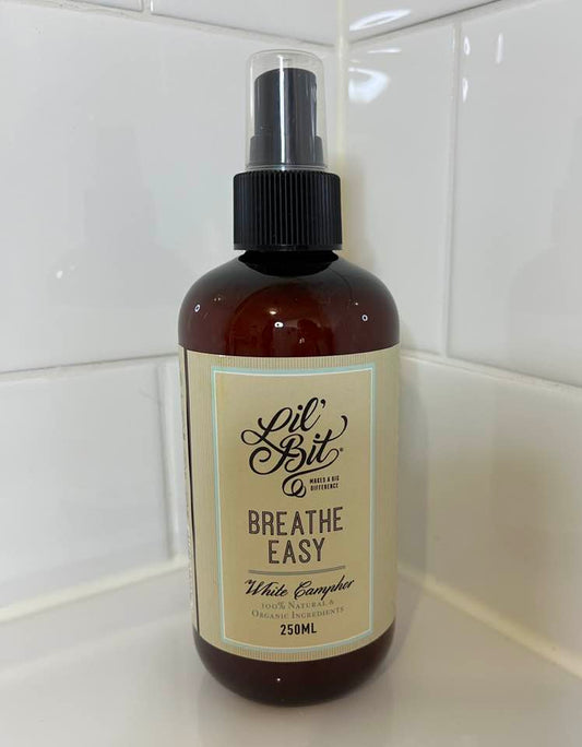 Lil'Bit Better Breathe Easy White Camphor Room/Pillow Spray & Steam Inhalant