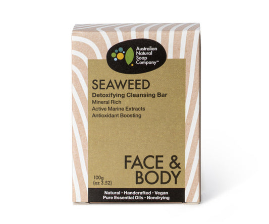 The Australian Natural Soap Company - Seaweed Detoxifying Cleansing Bar 100g