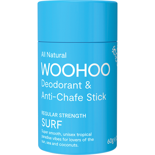 Woohoo Natural Deodorant & Anti-Chafe Stick Surf 60g