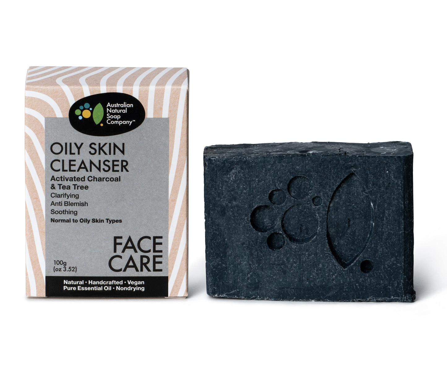 The Australian Natural Soap Company - Oily Skin Facial Cleanser 100g